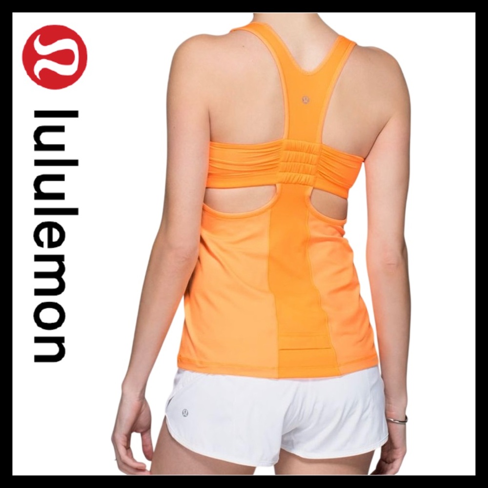 Lululemon Women’s Tone It Tank
*Creamsicle Pop* Size (6)